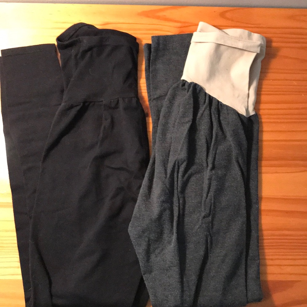 Over belly leggings